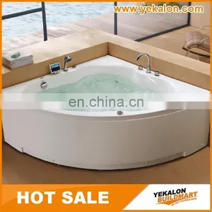 On Sale Good Design Acrylic Material Freestanding Corner Whirlpool Massage Bathtub Portable Bathtub For Adults thumbnail-4