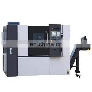 Parallel Lathe SWL450/450 Lathe Machining Turning Center CNC Slant Bed Lathe Machine With X/Z Axis Linear Guideway thumbnail-1