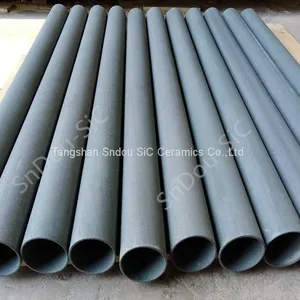 Rsic Furnace Pipes ( RSiC Furnaces Tubes ) ReSiC Ceramic Flame Tube thumbnail-3