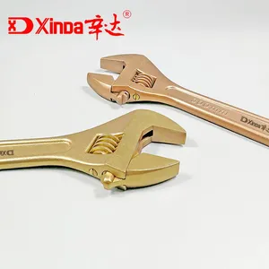 Xinda Non Sparking Adjustable Wrench Copper Spanner Explosion Proof Tools Manufacturer thumbnail-3