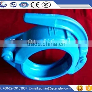 DN125 45Mn2 Forged Putzmeister Concrete Pump Bolted Coupling Clamp thumbnail-6