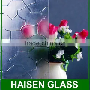 3mm-8mm Clear/Colored Patterned Glass (Diamond, Flora, Karatachi, Millennium, Mistlite, Nashiji Etc) With CE&ISO thumbnail-2