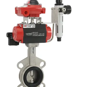 Pneumatic Actuator-Ready Wafer Butterfly Valve Featuring Compact Design and Multiple Material Options for Gas and Water thumbnail-2