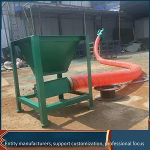 Household Spring Auger Material Feeder, Mobile Hose Suction Feeder, 10-meter-long Hanging Grain Suction Machine for Loading thumbnail-1