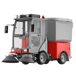 Karler S40 Industrial Factory Park Riding Sweeper With Three-in-One Functions: Sweeping, Dust Collection, and Water Spraying, Long-lasting Standby thumbnail-1
