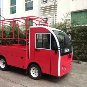 Electric Trucks With Rain Shelters, With Load Capacities of 1 Ton, 2 Tons, 3 Tons, 4 Tons, and 5 Tons, for Use in Factory Areas. Electric Flatbed Trucks thumbnail-4