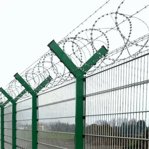 PVC Coated Double Wire Mesh Fence 0.63-3.0m Height for Industrial Use thumbnail-4