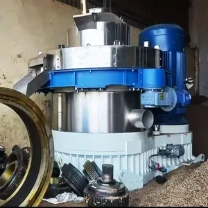850 Vertical Ring Die Pellet Machine 3-4T/H Biomass Pellet Mill 220V 250 Kw Motor Straw Sawdust Rice Husk Grass Long thumbnail-3