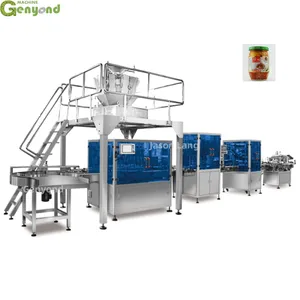 Genyond Pickled Food/Vegetable/Cucumbers/Garlic/Ginger/Onion Chips Filling Machine Production Line thumbnail-5