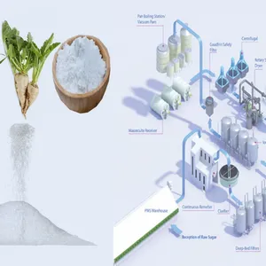 Factory Genyond China Industrial Sugar Extraction Refining Crystillization Machine Processing Plant From Sugar Beet & Sugarcane thumbnail-1