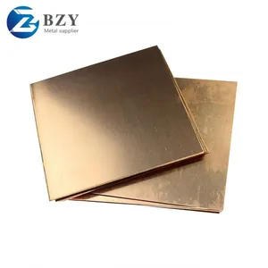 C11000 C10200 1/2 Thick Copper Plate 99% Copper Sheet HL Finish 0.1mm 1mm 5mm Thick T2 Copper Plate thumbnail-2