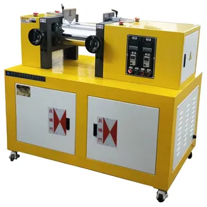Efficient Liquid Cooling Two Roll Mixer Mill for Laboratory Rubber Crusher and Plastic Mixing thumbnail-1