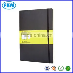 Black Bound Leather Notebook thumbnail-1