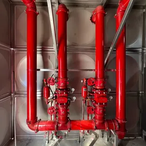 OEM Porcelain Enamel Steel Sectional Water Tank for School Hot Water System thumbnail-4
