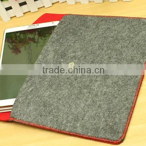 Korean Style Wool Felt Tablet Laptop Sleeve for Lady thumbnail-1