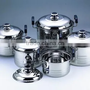 Stainless Steel Stockpot Cookware Set thumbnail-1