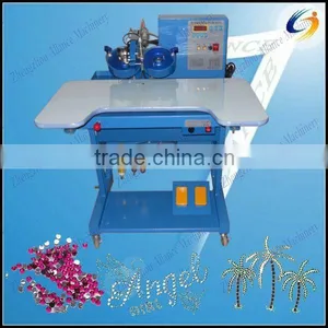 Ultrasonic Hotfix Rhinestone Machine on Leotard With Skirt thumbnail-1