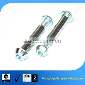 Galvanized Hex Socket Button Head Male and Female Connector Bolt thumbnail-1