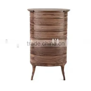 Modern Design Bedroom Furniture Set Genuine Leather Trundle Bed and Wood Bedroom Set thumbnail-4