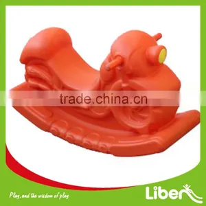 Indoor Plastic Motorcycle Rocking Horse With Handles in 4 Colors thumbnail-3