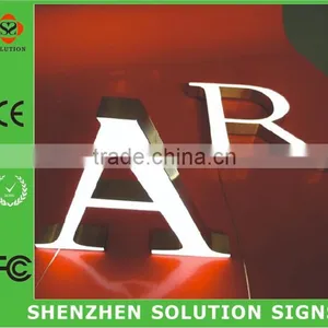 Advertising Resin 3D POP Led Raised Letter Sign thumbnail-1