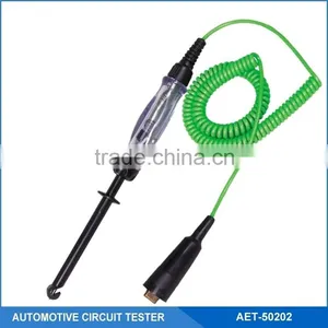12V Automotive Circuit Tester With Hook Heavy Duty Probe, Retractable Wire, LED Light Indicator&Audible Buzzer, 2 in 1 thumbnail-1