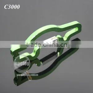 Random Mix Multicolor Aluminum Alloy Spring Clip Buckle Wholesale Metal Mini Car Shape Carabiner thumbnail-4