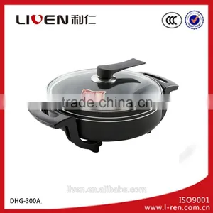 Liven Round Household Electric Chaffy Dish DHG-300A thumbnail-1