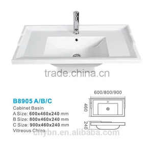 Ceramic Sanitary Ware Basin Cabinet Basin thumbnail-4