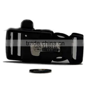 2016 New Products China Wholesale Fire Starter Paracord Buckle With Logo thumbnail-2