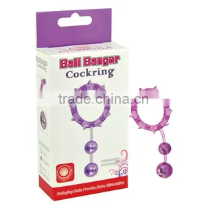 2 Balls Penis Rings Ball Banger Double Cock Ring thumbnail-1