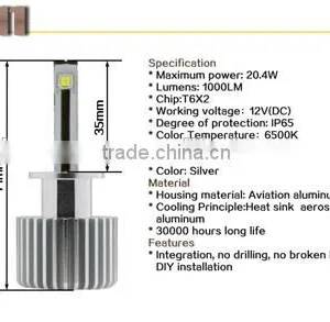 Waterproof High Brightness Car Headlight Mini Projector H1 thumbnail-3