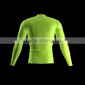 Polyester Spandex Long Sleeves Dragoons Compression Shirt/Rash Guard With Club Logo Player Name and Numbers at Sleeves thumbnail-2