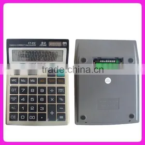 Big Size 112 Steps Check Correct Desktop Calculator CT-912 thumbnail-4