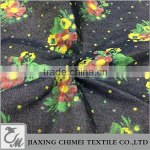 Jiaxing Six Colors of Printed Pattern of Tencel Fabric and Lyocell Fabric for Denim Jeans thumbnail-2