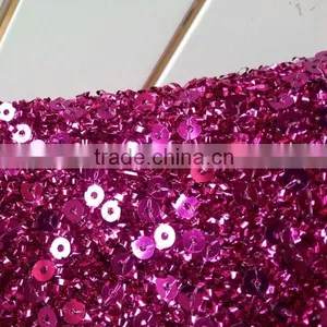 Fantastic Bright Sequin Lace Polyester Material Type Embroidery Lace Fabric thumbnail-2