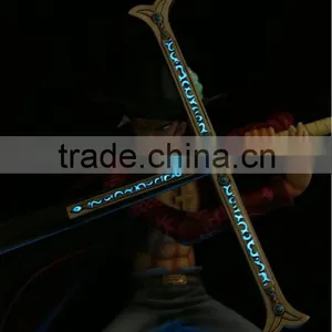 Custom Japanese Anime ONE PIECE Mihawk Resin Nude Action Figure With LED Lights thumbnail-3