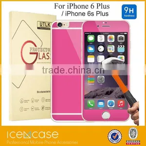 Premium HD 0.26mm Round Angle Anti-Fingerprint Screen Glass Protector for IPhone 6 Plus thumbnail-1