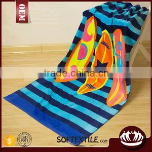 Pure Cotton Serging Embroidery Face Towel Bath Towel Beach Towel thumbnail-2