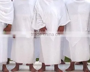 White 100% Cotton Ihram Towel thumbnail-3