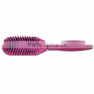 Long Pink Cushion Hairbrush thumbnail-1