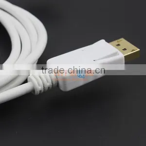 High Quality 1.8m 6ft 1080P Mini DisplayPort Display Port DP to HDMI Cable Adapter for Apple Macbook Mac Pro Air thumbnail-2