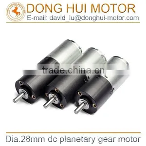 China Supplier 12V 24V 28mm Planetary Gear Motor thumbnail-3