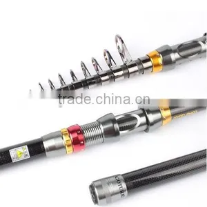 Portable Carbon Fiber Telescopic Fishing Rod Retractable Travel Spinning Fishing Pole ,Saltwater Boat Sea Rod thumbnail-4