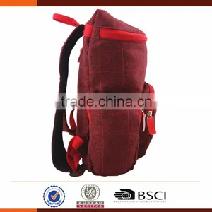 Korean Cotton Square Laptop Backpack Bag for College Girls thumbnail-3