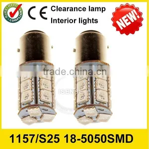 1156 BA15S / 1157 BAY15D / T20 / S25 Led Car Signal Lamps 5050 18SMD Led Turn Reverse Light thumbnail-2