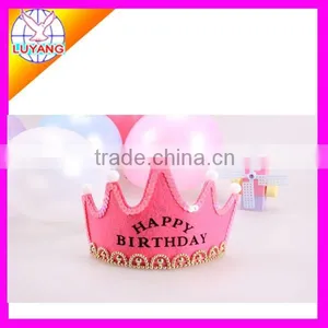 2015 New Party Hat Princess Hat Happy Birthday Hat Crown With Led Light With Music thumbnail-4
