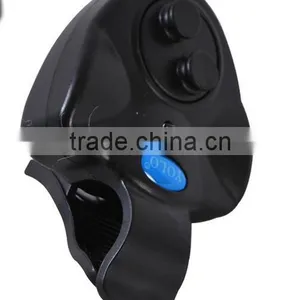 Black Electronic LED Light Fish Bite Sound Alarm Bell Clip On Fishing Rod thumbnail-2