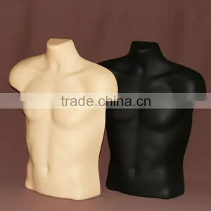 Plastic Hanging Man Headless Half-body Male Mannequin Torso thumbnail-1