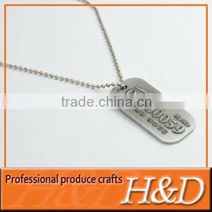 Custom Silver Metal Dog Tag With Logo Engraved Wholesale thumbnail-1